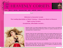 Tablet Screenshot of heavenlycorsets.com